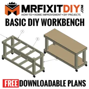 free diy workbench plans mr. fix it diy