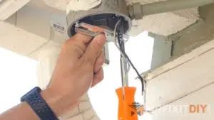 camera floodlight mounting bracket