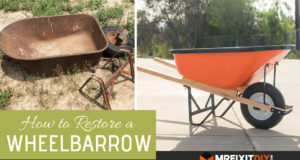how to restore a wheelbarrow