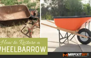 how to restore a wheelbarrow
