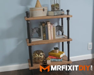 Diy Industrial Pipe Bookshelf Diy Project Tutorial Mr Fix It Diy