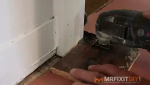 trimming door jamb hardwood flooring installation