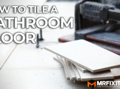 how to tile a bathroom floor