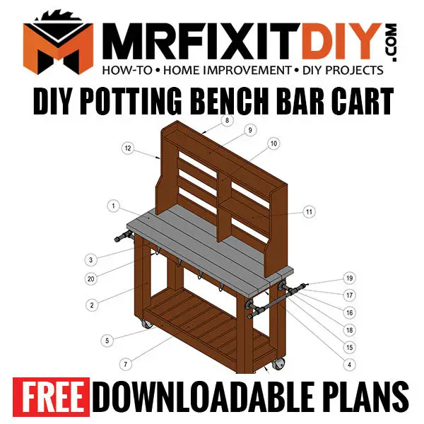 Potting Bench Bar Plans