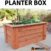 DIY Planter box downloadable plans