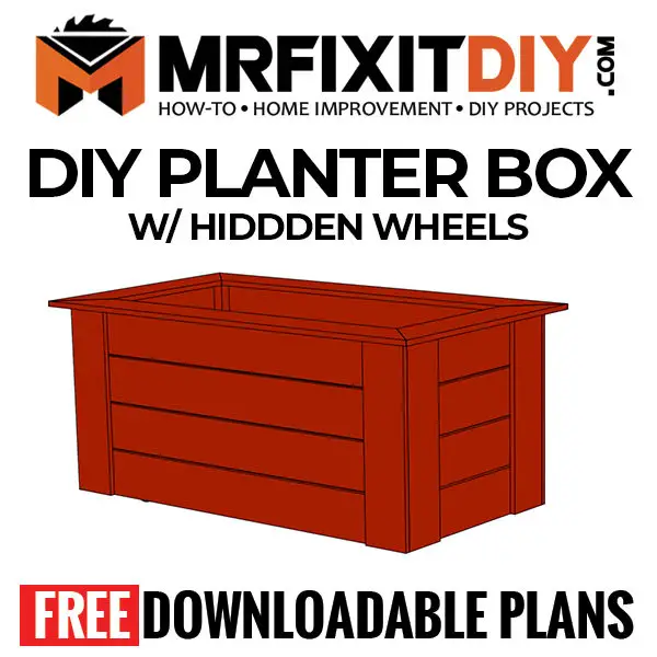 DIY raised planter box plans