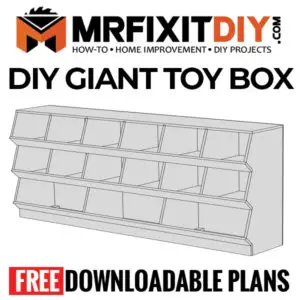 DIY Giant Toy Box Plans