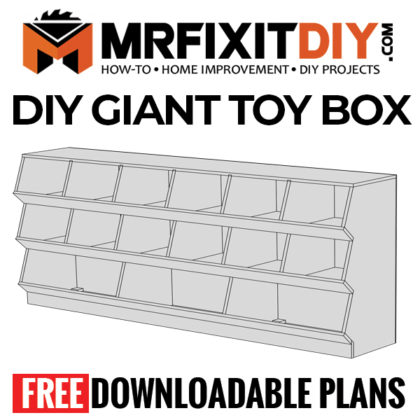large toy box plans