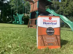 restoring a playset with thompsons water seal
