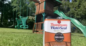 restoring a playset with thompsons water seal