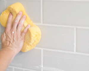 applying grout tile tips