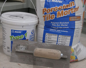 mastic vs thin set mortar