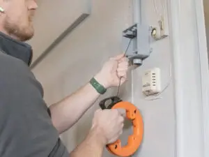 pulling electrical wiring