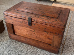 restoring 100 year old tool chest minwax