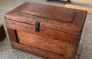restoring 100 year old tool chest minwax