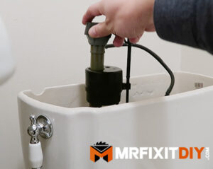 removing fill valve assembly running toilet fix